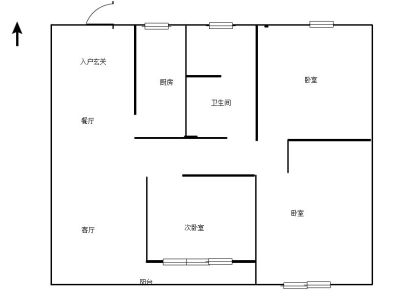 鸿鑫丽景（北区） 3室 2厅 113平米