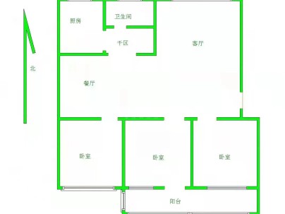 农机局宿舍（峄城） 3室 2厅 90平米