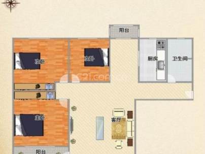 锦绣华城 3室 2厅 160平米