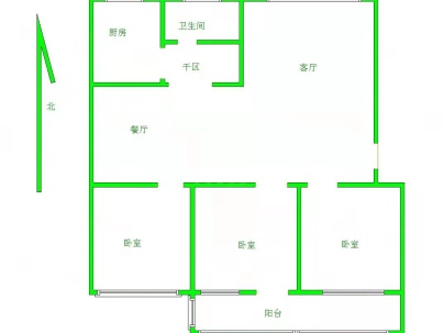 毛巾厂宿舍（峄城） 3室 2厅 120平米