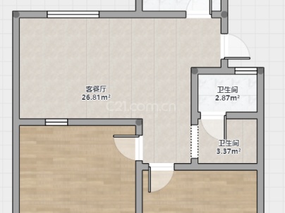 安居小区(滕州) 2室 1厅 60平米