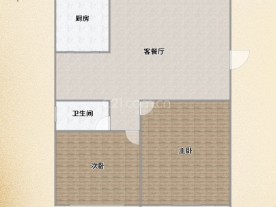 世纪凤凰城 2室 2厅 88平米
