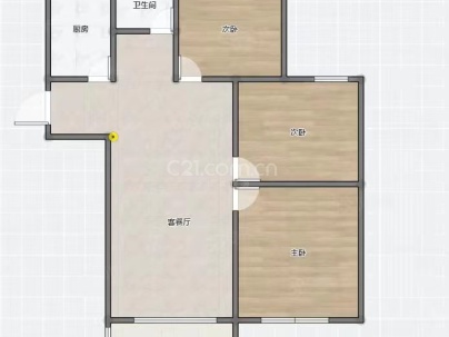 工行宿舍（峄城） 2室 1厅 70平米