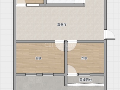 燕山小区（协作办宿舍-东） 3室 2厅 72平米