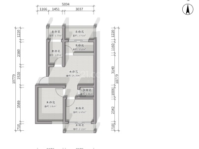 西部放歌 3室 2厅 106平米