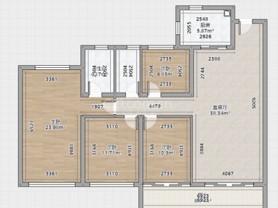  春风海棠 4室 2厅 149平米