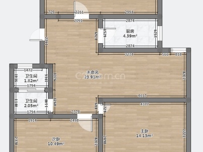 安居小区(滕州) 3室 1厅 82平米