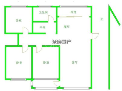 金色花园（台儿庄） 3室 2厅 127平米