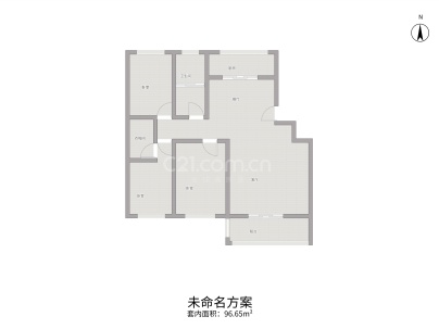 龙滕花园 3室 2厅 149.7平米