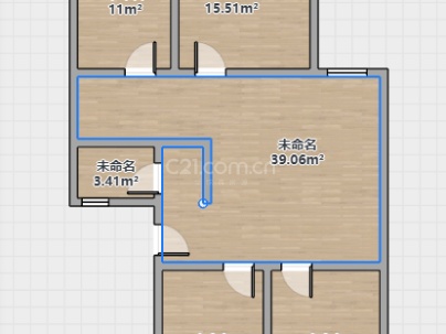 荆善安居小区 3室 2厅 94.7平米