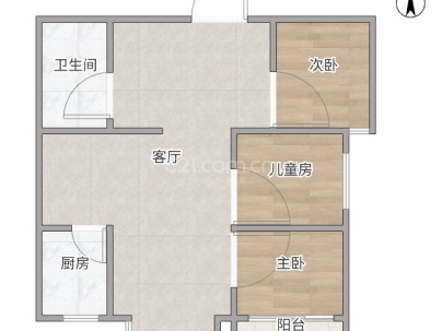 九州清晏 3室 2厅 133.65平米