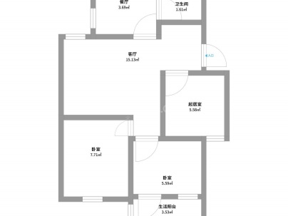 新兴小区 3室 2厅 101.56平米