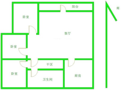 陈塘社区 3室 3厅 121平米