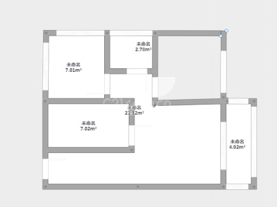 汇龙和谐康城C区 2室 1厅 62.94平米