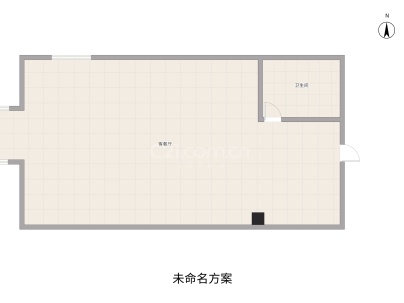 互联大厦 1室 1厅 41.5平米