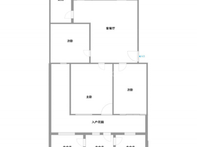 汽运公司宿舍 3室 1厅 74.67平米