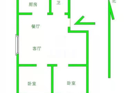 峄山商住城 2室 2厅 96平米