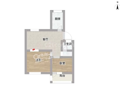 安居小区(滕州) 2室 1厅 54平米