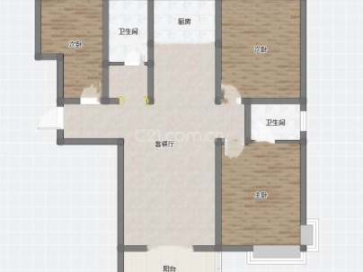 澜悦龙城 3室 2厅 125平米
