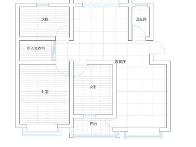 通盛上海花园 3室 2厅 128平米