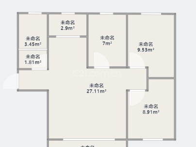 中兴世纪城西区 3室 2厅 136.97平米