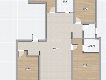 紫悦山 4室 2厅 144.16平米