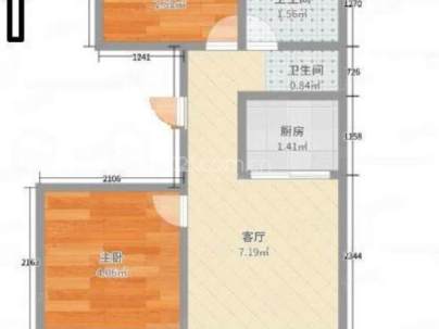 新华街D区 2室 2厅 91平米