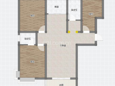 澜悦龙城 3室 2厅 125平米