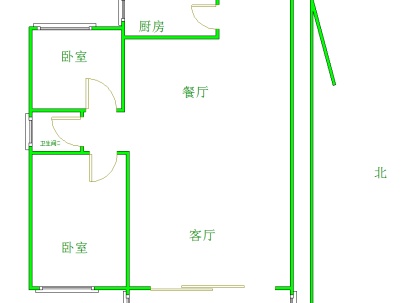 西关三街 2室 2厅 105平米