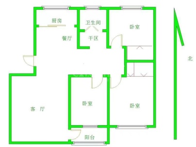 金色花园（台儿庄） 3室 2厅 130平米