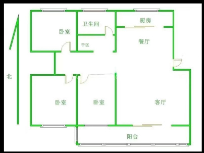 水利局宿舍（台儿庄） 3室 2厅 127平米