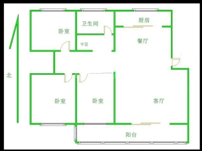 和慧家园 3室 2厅 128平米