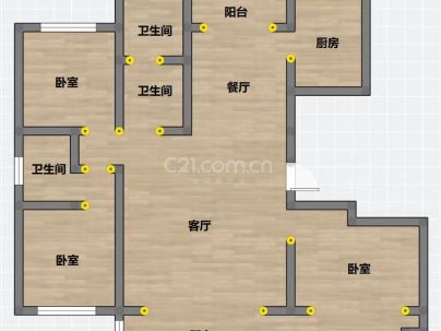 善国璟园 3室 2厅 150平米