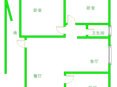 赵村小区 3室 2厅 108平米