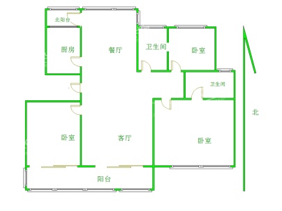 观澜府 3室 2厅 140平米