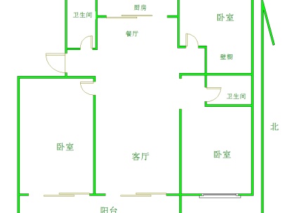 奥德瑞沂府 3室 2厅 119.46平米