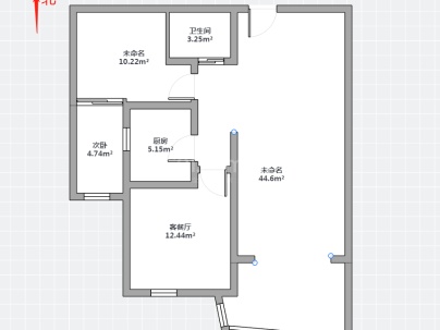 方正园 2室 1厅 100平米