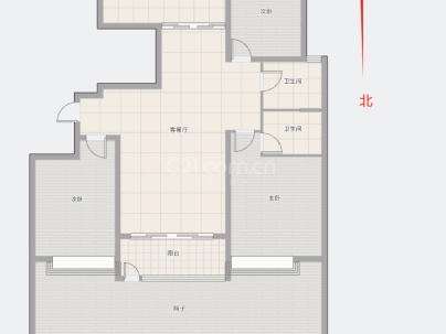 福佑嘉园西区 3室 2厅 115平米