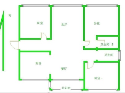 上海公馆 3室 2厅 125平米