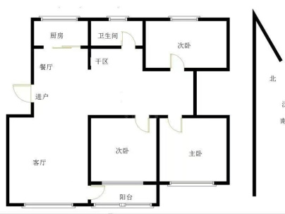 幸福小区（台儿庄） 3室 2厅 119平米