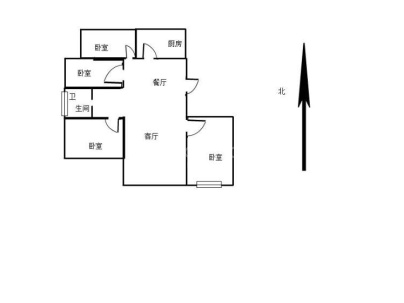 御景华庭一期 2室 1厅 110平米