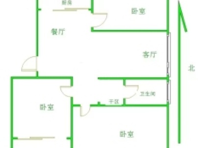 兴隆花园 3室 2厅 92平米