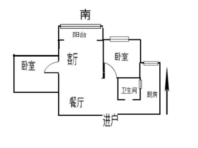 陈塘棚改二期小高层 2室 2厅 104平米