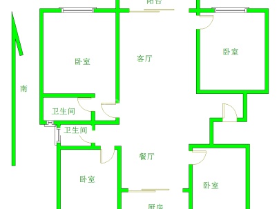 奥德瑞沂府 4室 2厅 136.86平米