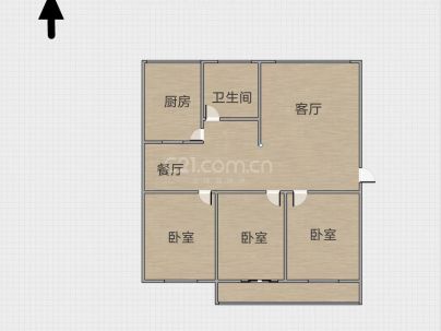 汇泉公寓 3室 2厅 130平米