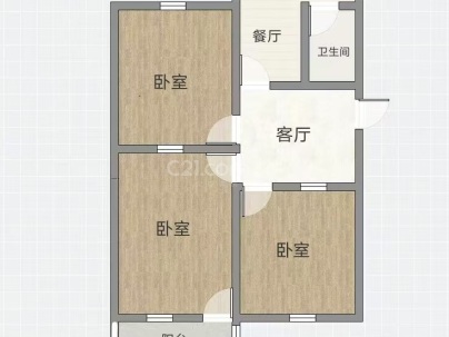 福泉小区 3室 2厅 73平米