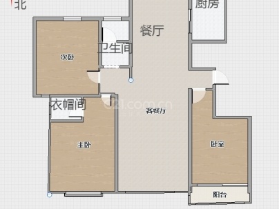 巨山文苑 3室 2厅 122平米