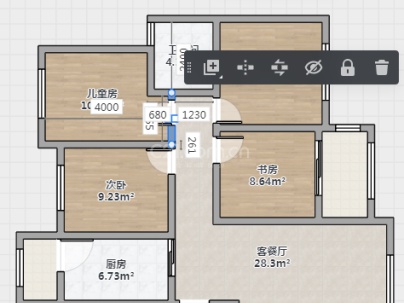 安康苑 4室 2厅 120平米