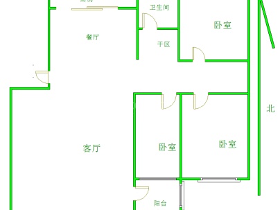 和慧家园 3室 2厅 128平米