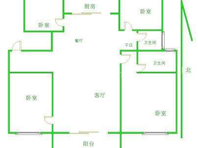 奥德瑞沂府 4室 2厅 137平米